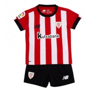 Athletic Bilbao Fotballklær Hjemmedraktsett Barn 2022-23 Kortermet (+ korte bukser)
